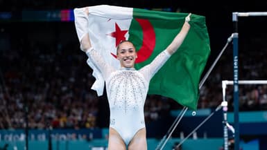 Kaylia Nemour le 4 août 2024 aux Jeux olympiques