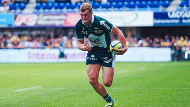 Emilien Gailleton sous le maillot de Pau, le 20 septembre 2025
