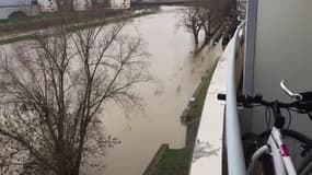 Les images de la crue à Neuilly-sur-Marne (93)