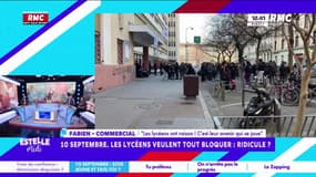 Mobilisation lycéenne le 10 septembre : "Je suis pour les lycéens dans la rue, c'est l'avenir", avoue Fabien