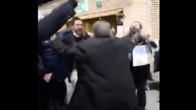 Joan Laporta danse avec les socios du Barça