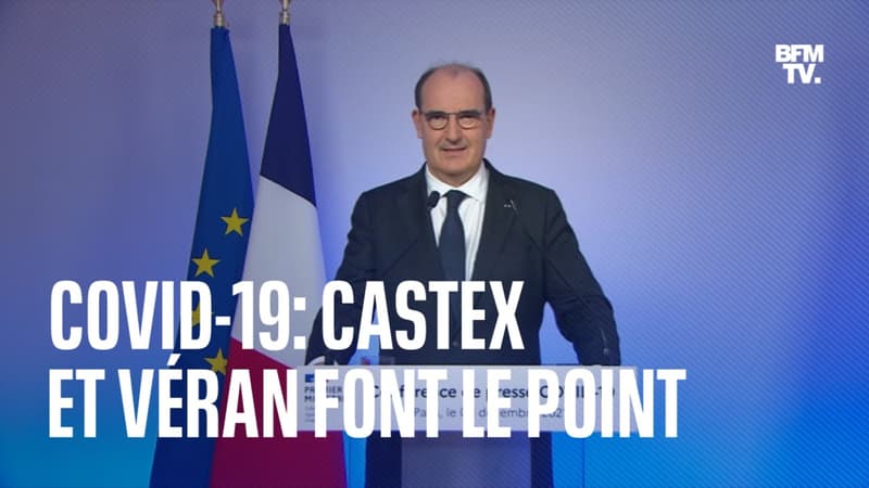 Covid-19: le point de Jean Castex et d'Olivier Véran sur la cinquième vague