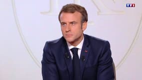 Emmanuel Macron interviewé par TF1