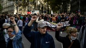 Manifestation "contre les violences policières" à Lyon, le 23 septembre 2023