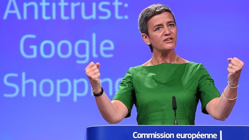 Margrethe Vestager, commissaire européenne, gère le dossier Google Shopping.