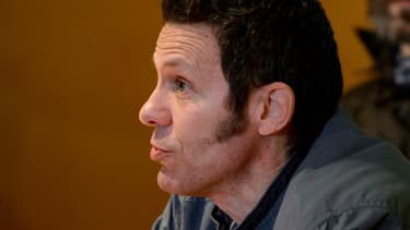 L'ex-otage Javier Espinosa lors d'une conférence de presse à Madrid, le 30 mars 2014.