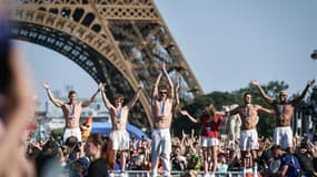 Leon Marchand le 6 août 2024 à Paris