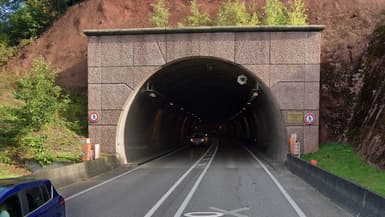 Le tunnel de Schirmeck dans le Bas-Rhin. 