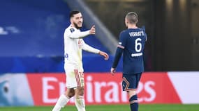 Rayan Cherki et Marco Verratti
