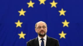 Le président sortant du Parlement européen Martin Schulz, qui ne se représente pas, le 16 janvier 2017 à Strasbourg
