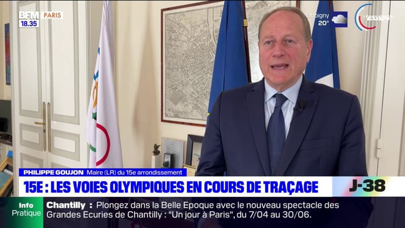Paris: les voies olympiques en cours de traçage notamment dans le 15e