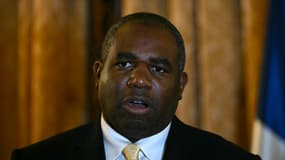 Le ministre des Affaires étrangères britannique David Lammy, le 15 août 2024 à Jérusalem.