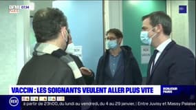 Vaccin: les soignants parisiens veulent aller plus vite