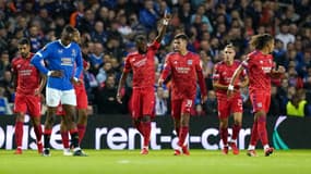 La joie des Lyonnais face aux Rangers
