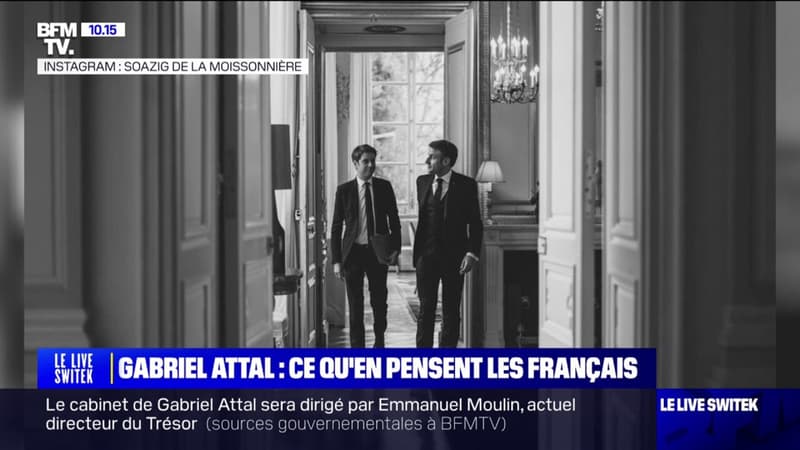 Les premières photos des échanges entre Emmanuel Macron et Gabriel Attal à l'Élysée