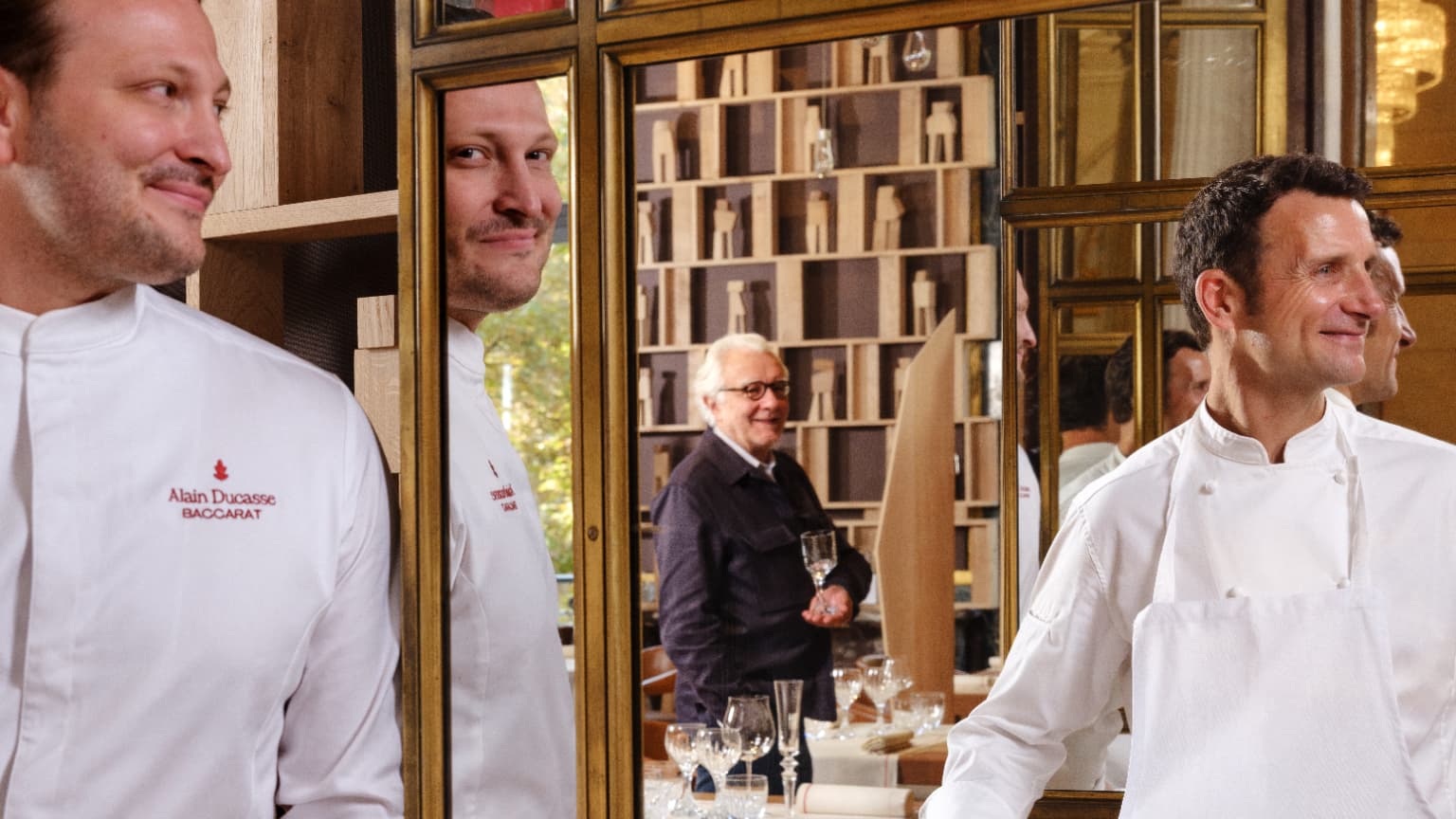 Alain Ducasse, Christophe Saintagne et Robin Schroeder Alain Ducasse, Christophe Saintagne et Robin Schroeder
