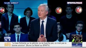 Bruno Le Maire affirme que "la charge fiscale doit baisser d'un point d'ici la fin du quinquennat"