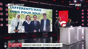 LREM menace de retirer une investiture en raison de la présence d'une femme voilée: "Vous faites pires que les barbus", tacle Isabelle Saporta