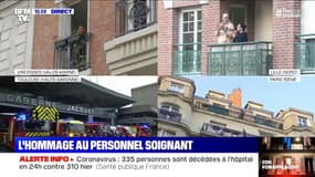 Paris, Lille, Toulouse... Les Français applaudissent le personnel soignant ce lundi