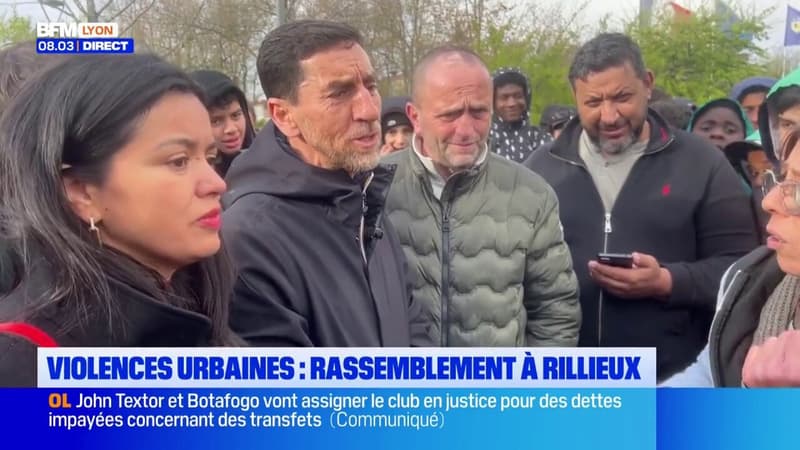 Violences urbaines : Rassemblement à Rillieux-la-Pape