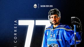 Julien Correia sous les couleurs des Rapaces de Gap