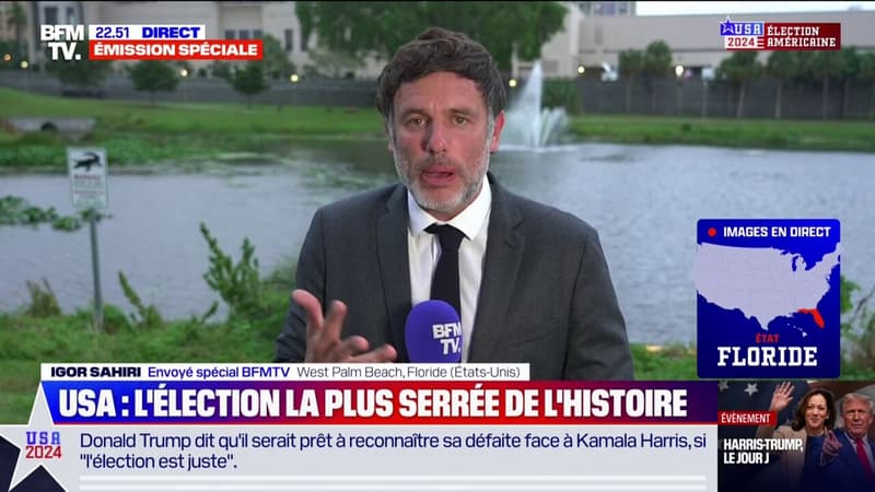 Élections américaines: Donald Trump attendu au Convention center de West Palm Beach (Floride) dans l'attente des résultats