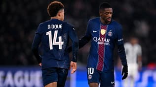 Ousmane Dembélé et Désiré Doué, le 28 janvier 2026.