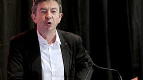 Jean-Luc Mélenchon à la fête de l'humanité, le 13 septembre 2014.