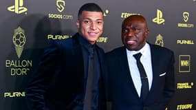 Kylian MBAPPE et Wilfrid MBAPPE le 29/11/2021	