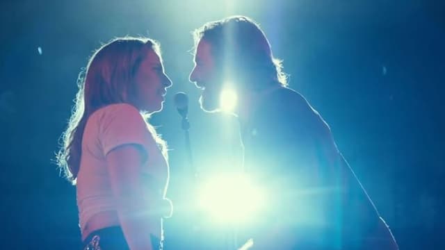 Lady Gaga et Bradley Cooper dans le clip "Shallow"