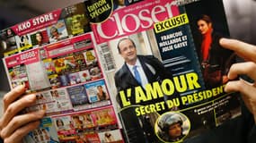 La couverture du magazine Closer par laquelle le scandale est arrivé.