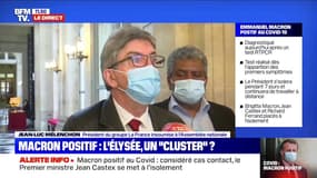 Macron positif au Covid-19: Jean-Luc Mélenchon "lui souhaite le meilleur pour sa santé"