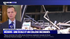 Incendies à Béziers: "Il ne s'agit pas de violences urbaines à ce stade mais de faits de délinquance" (préfet de l'Hérault)
