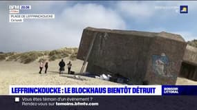 Leffrinckoucke: le blockhaus miroir démonté