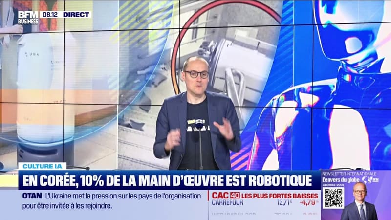 Corée du Sud: 10% de la main-d'oeuvre est robotique