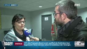 Neige: Laure, prise en charge dans un gymnase à Firminy (Loire), "on a été très bien accueillis"