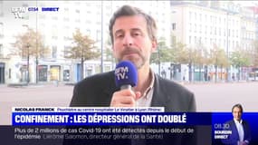 Dépressions liées au Covid-19: le psychiatre Nicolas Franck conseille de "structurer son quotidien"