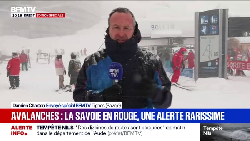 La Savoie placée en alerte rouge "avalanches", un niveau très rare