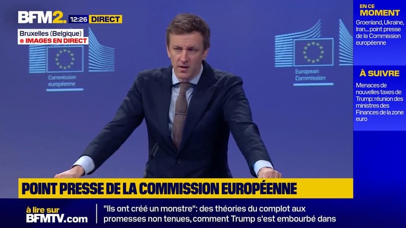 Instrument anti-coercition de l'UE face aux menaces de Donald Trump: "son objectif est avant tout de dissuader", précise la Commission européenne