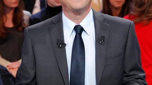 François Hollande, sur le plateau de "Des paroles et des actes" jeudi soir sur France 2.