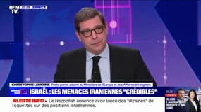 Proche-Orient: "La France fait passer des messages fermes de retenue", affirme le porte-parole du Quai d'Orsay, Christophe Lemoine 