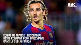 Équipe de France : Deschamps reste confiant pour Griezmann, dans le dur au Barçal