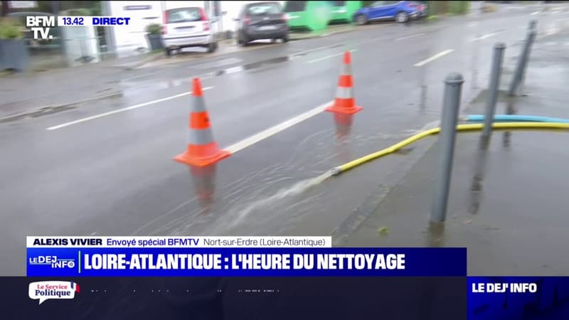 Inondations en Loire-Atlantique: le niveau de l'eau a commencé à baisser