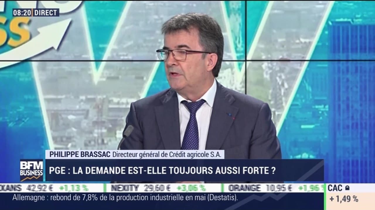 Philippe Brassac (Crédit Agricole) La demande de PGE estelle