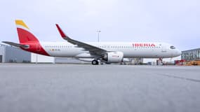 Le nouvel Airbus A321XLR d'Iberia se prépare pour son vol de convoyage vers Madrid