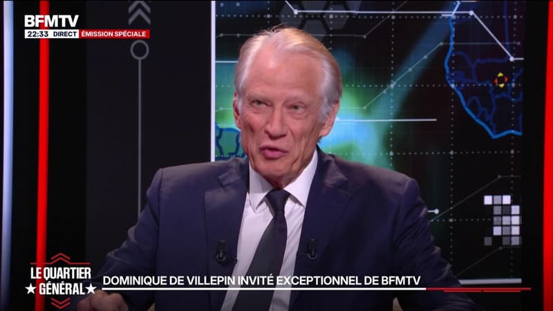 "Donald Trump n'est pas préparé à toutes les options", déclare Dominique de Villepin, ancien Premier ministre