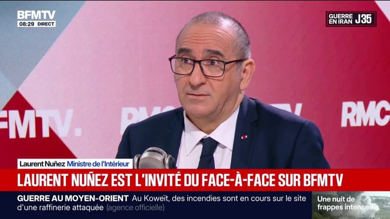 Garde à vue de Rima Hassan: "Je regrette qu'il y'a eu des fuites (d'information)", déclare Laurent Nuñez, ministre de l'Intérieur