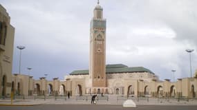 La mosquée Hassan II à Casablanca.