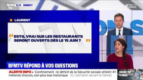 Les restaurants seront-ils ouverts à partir du 15 juin? BFMTV répond à vos questions