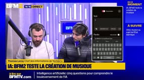 IA: BFM2 teste la création d'une musique de rap